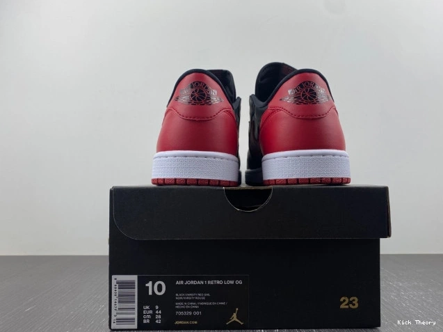 Kick Theory Bred 705329-001 Air 1 Low Retro Jordan 0730